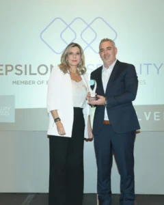Η EPSILON HOSPITALITY επιβεβαιώνει τη Δυναμική της στα Greek Hospitality Awards 2025 αποσπώντας 6 σημαντικές διακρίσεις.