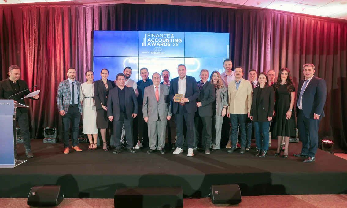 Όμιλος EPSILON NET: 8 βραβεία στα Finance & Accounting Awards 2025! Κορυφαία διάκριση ως «Σύμβουλος Πληροφορικής & Νέας Τεχνολογίας της Χρονιάς»