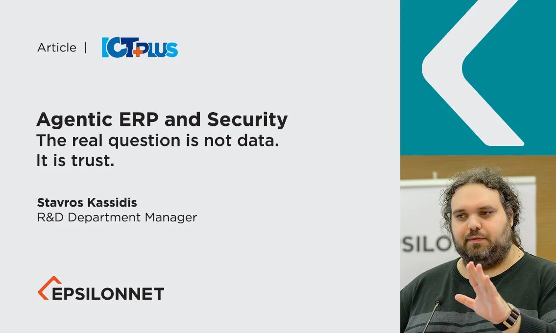 Agentic ERP and Security | The real question is not data. It is trust.